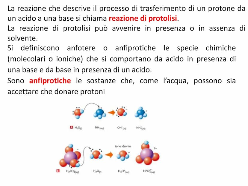 ACIDI E BASI Gli acidi e le basi sono tra le sostanze più diffuse presenti in natura e
le proprietà che permettono di identificare una sosta