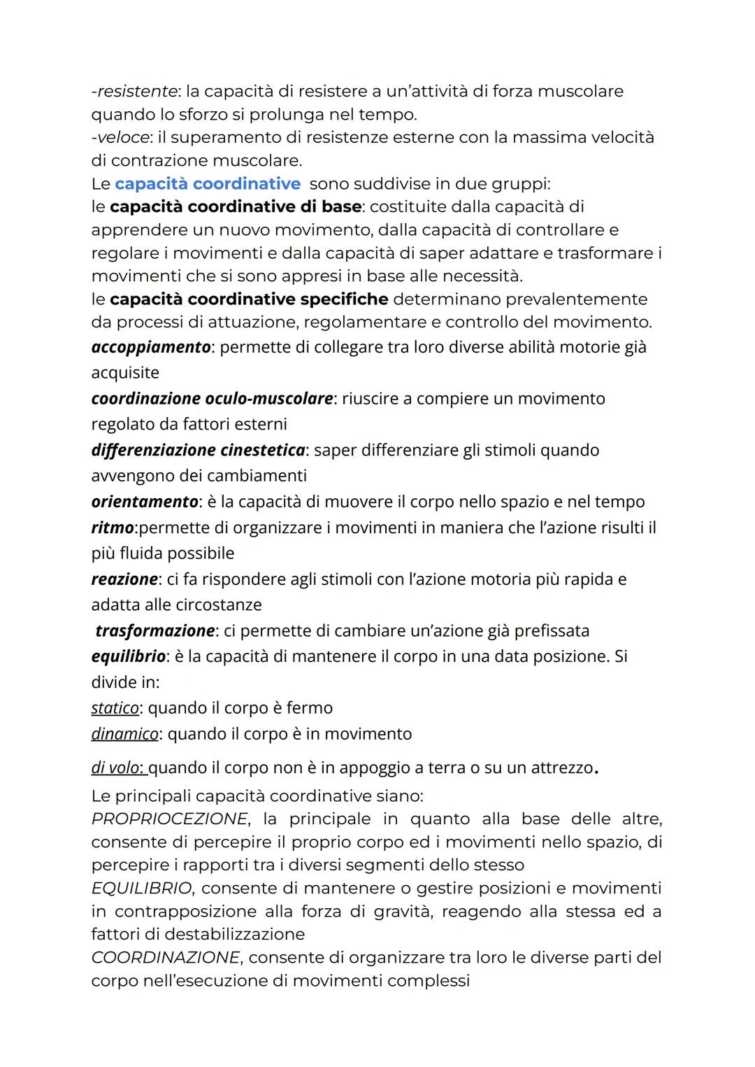 # LE CAPACITÀ' MOTORIE

Le capacità motorie sono delle azioni motorie innate, cioè che
tutti noi possediamo, ma che possono essere migliorat