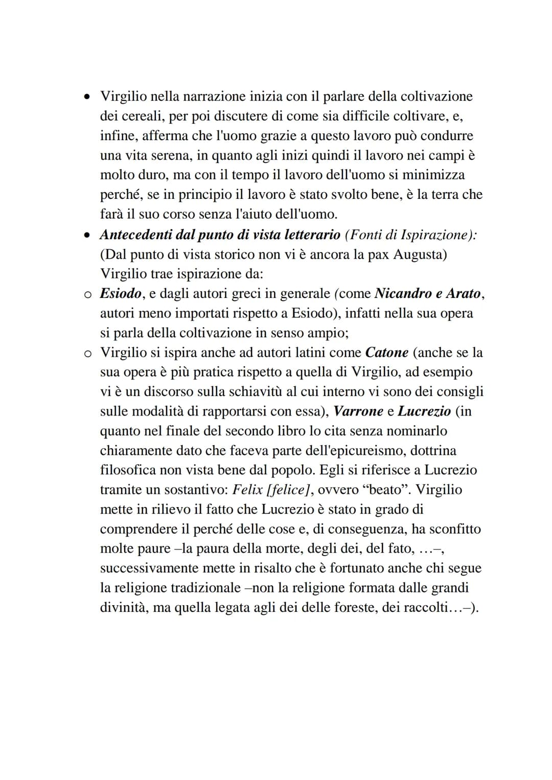 Contesto storico: L'età di Augusto
Con l'età di Augusto si intende il periodo che inizia dalla morte di
Cesare (nel 44 a. C.) e si conclude 