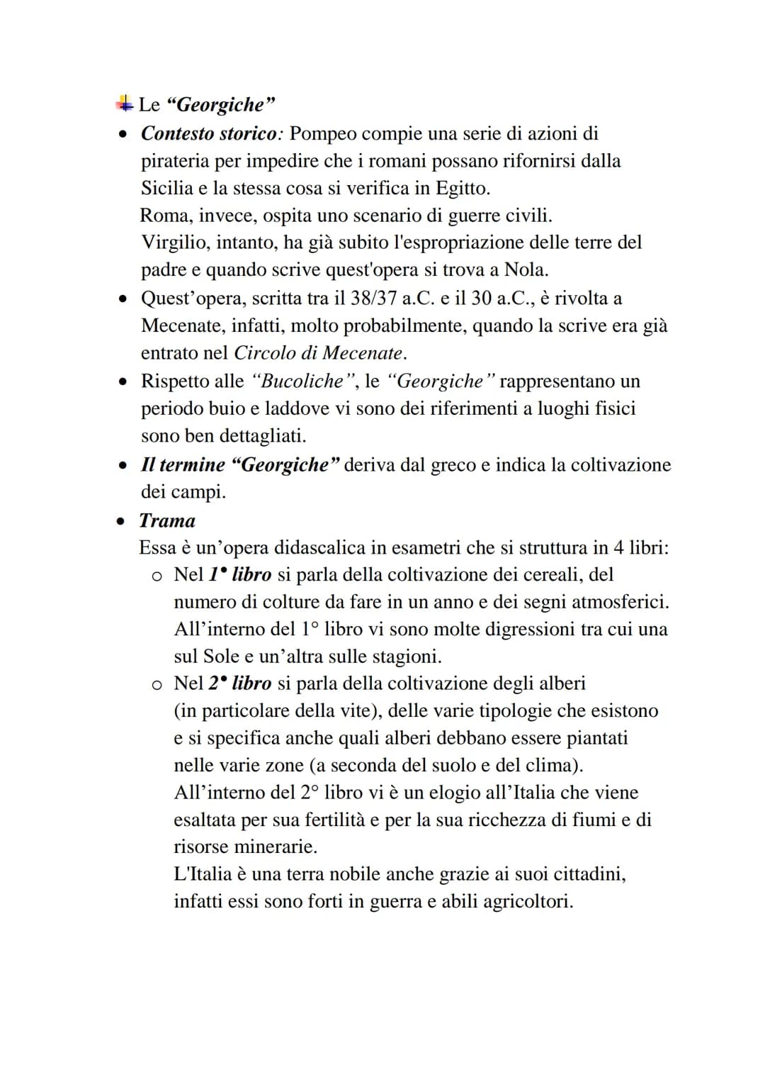 Contesto storico: L'età di Augusto
Con l'età di Augusto si intende il periodo che inizia dalla morte di
Cesare (nel 44 a. C.) e si conclude 