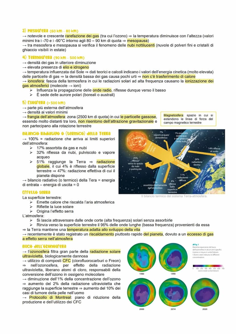 Atmosfera
Atmosfera
→ involucro gassoso che avvolge la Terra
→ serbatoio da cui i viventi ricavano O2 e CO2
→ mantiene la superficie del pia
