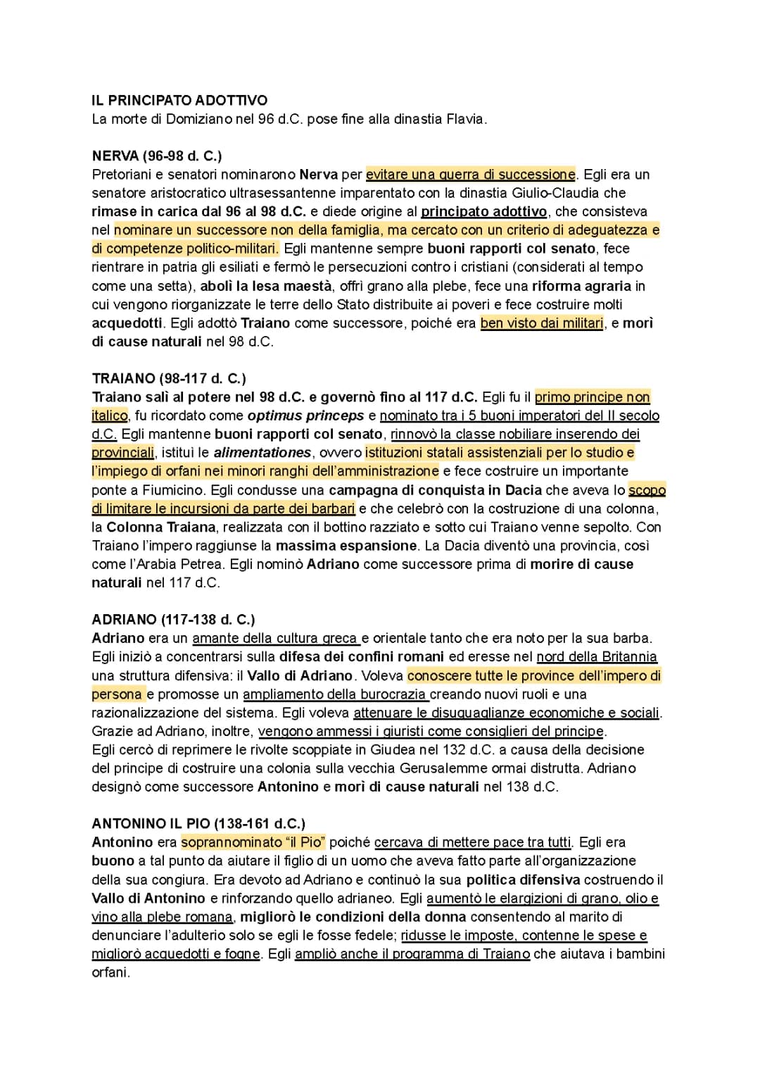Il principato adottivo e l'anarchia militare