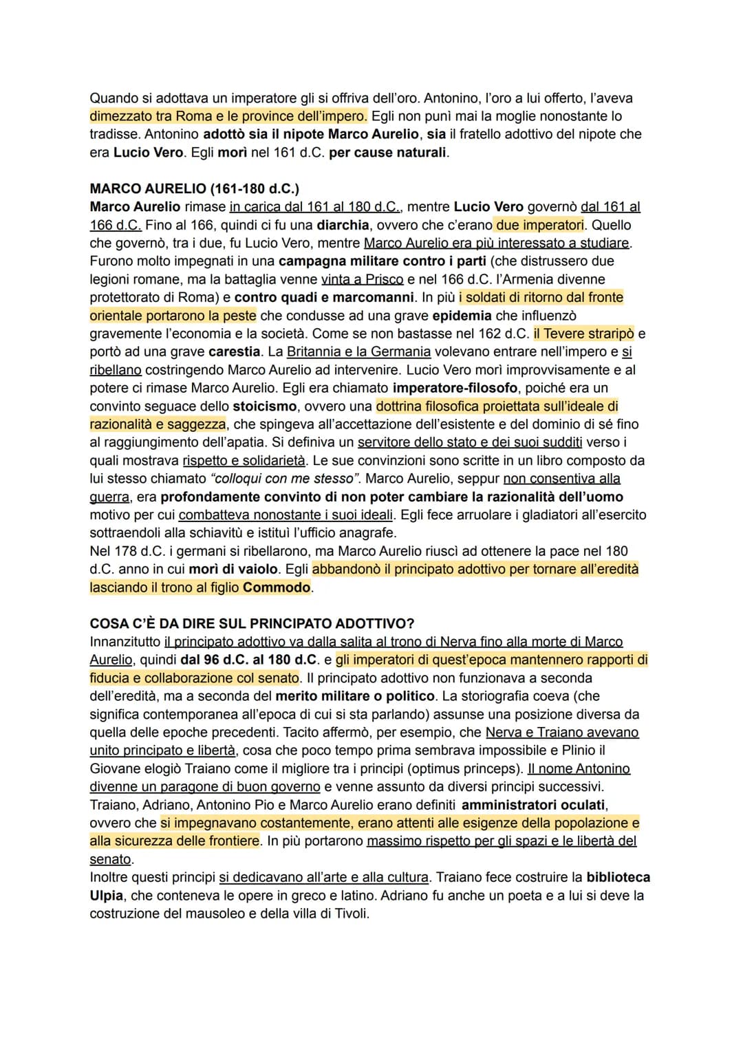 IL PRINCIPATO ADOTTIVO
La morte di Domiziano nel 96 d.C. pose fine alla dinastia Flavia.
NERVA (96-98 d. C.)
Pretoriani e senatori nominaron