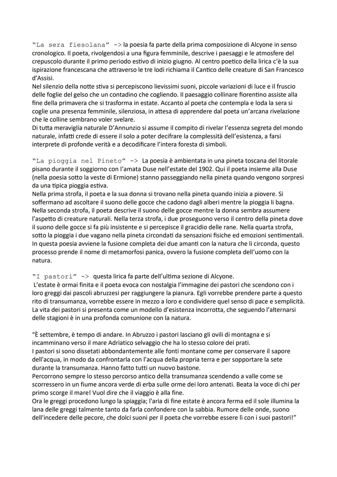 GABRIELE D'ANNUNZIO
La vita...
Gabriele D'annunzio appartiene sia al decadentismo che all'estetismo, perché entrambi i
movimenti esaltano l'