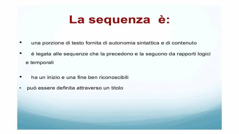 La struttura
del testo narrativo Gli elementi del testo narrativo
IL NARRATORE
Chi racconta i fatti.
I PERSONAGGI
Chi è coinvolto negli even