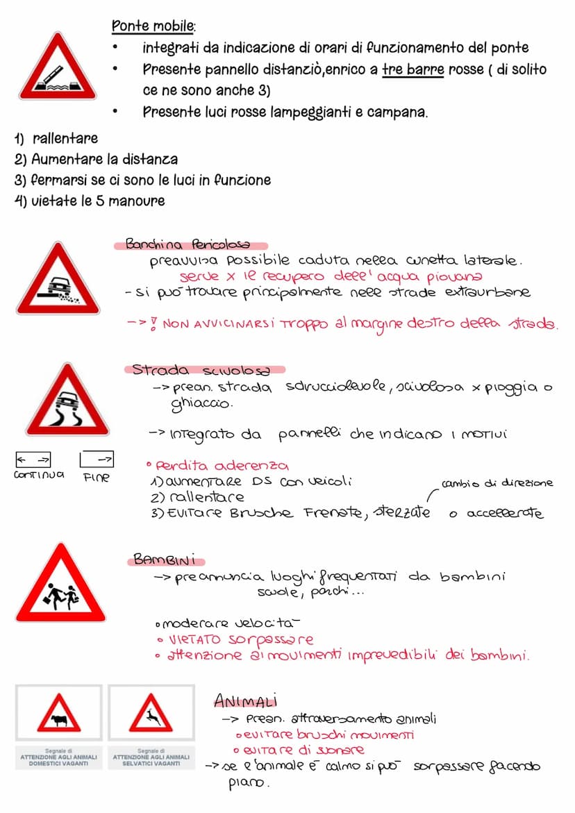 Segnali stradali
segnali :
- verticali ( cartelli stradali )
-orizzontali
- Segnali temporanei (ostacoli, lavori ..)
· Segnali luminosi ( se