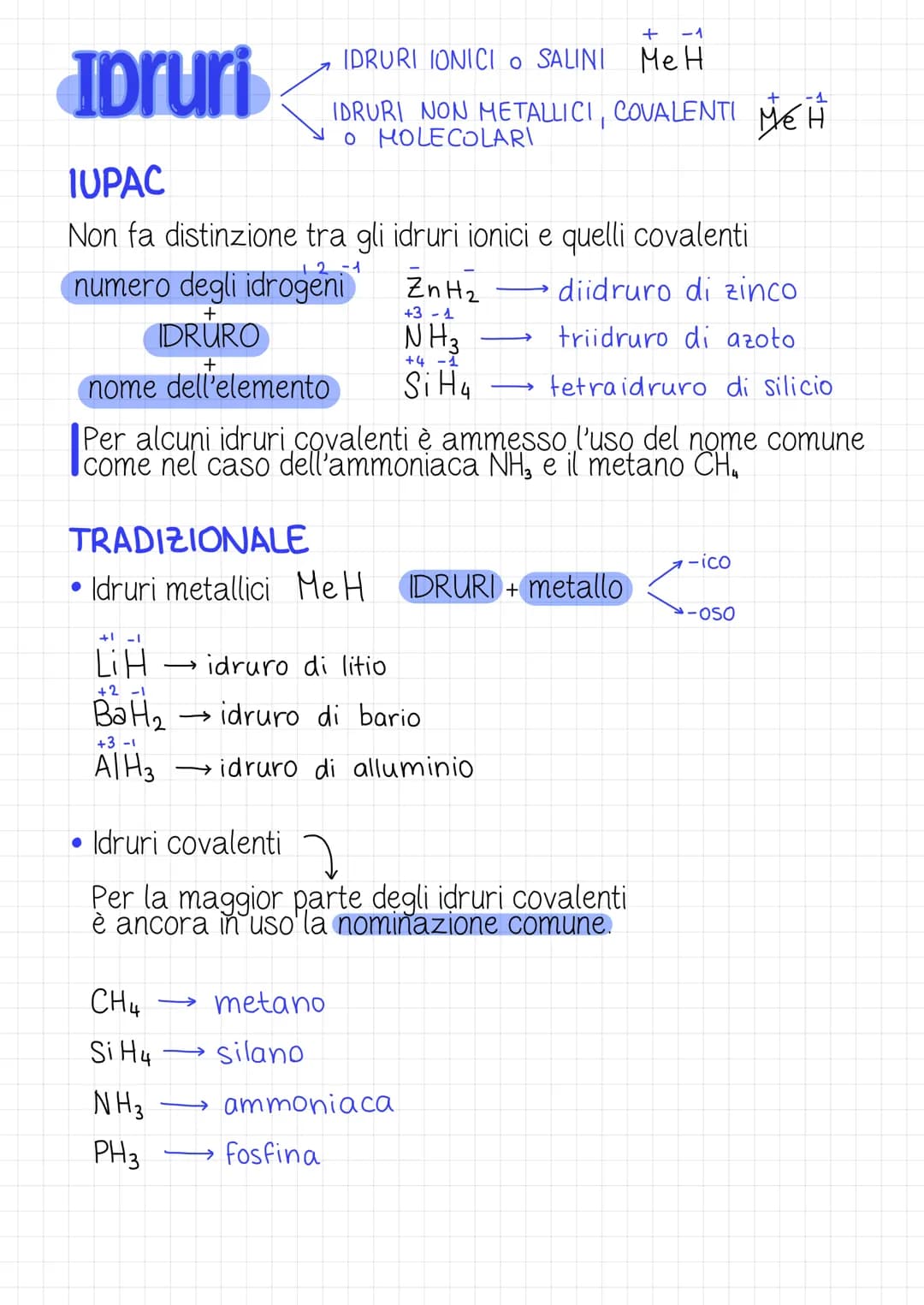 Nomenclatura dei
composti inorganici
Quando si da un nome ad un composto inorganico è
necessario che ci sia un'associazione univoca tra il n