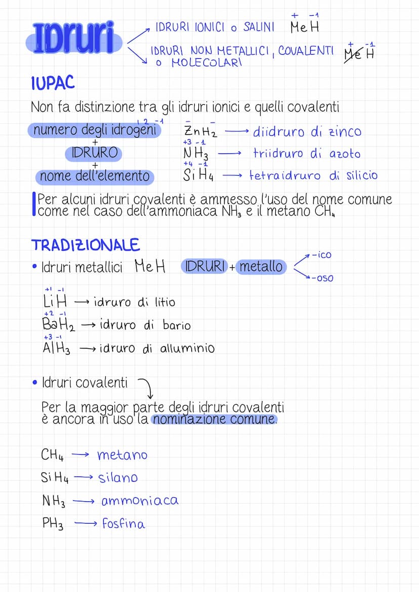 Nomenclatura dei
composti inorganici
Quando si da un nome ad un composto inorganico è
necessario che ci sia un'associazione univoca tra il n