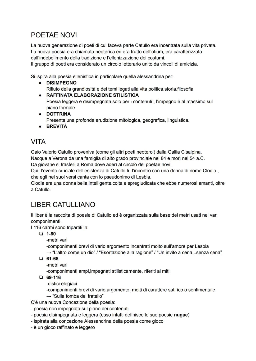 POESIA LIRICA
→ LIRICA PROPRIAMENTE DETTA
Era la poesia cantata con l'accompagnamento di strumenti a corda.
Si divideva in
> MONODICA
CATULL
