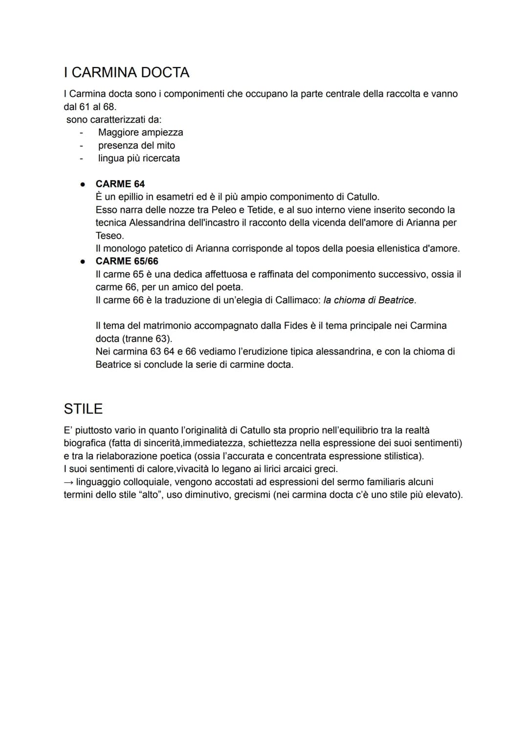 POESIA LIRICA
→ LIRICA PROPRIAMENTE DETTA
Era la poesia cantata con l'accompagnamento di strumenti a corda.
Si divideva in
> MONODICA
CATULL