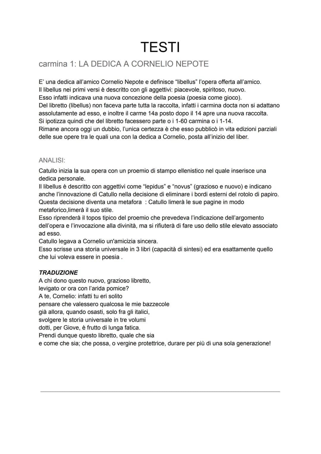 POESIA LIRICA
→ LIRICA PROPRIAMENTE DETTA
Era la poesia cantata con l'accompagnamento di strumenti a corda.
Si divideva in
> MONODICA
CATULL