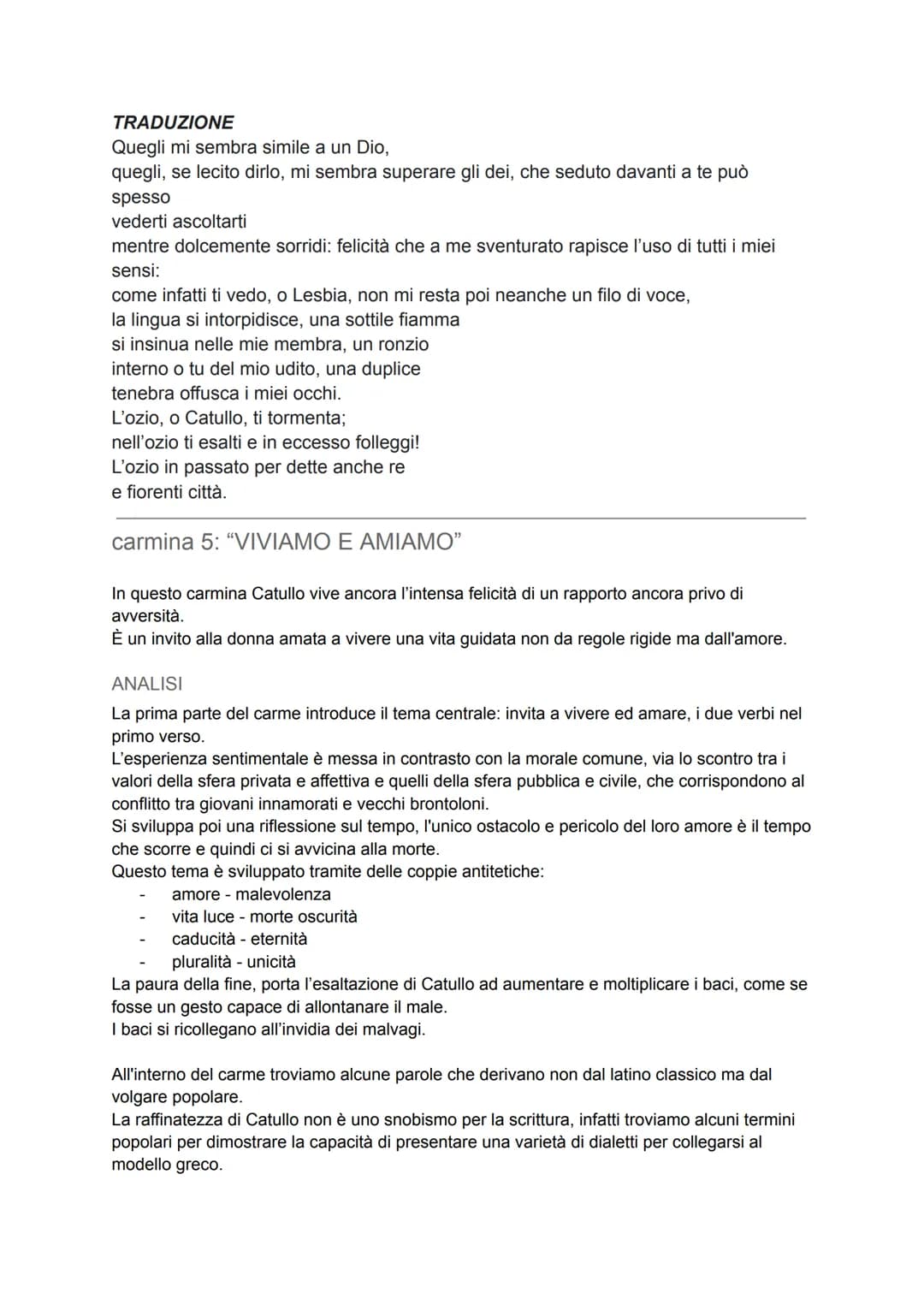 POESIA LIRICA
→ LIRICA PROPRIAMENTE DETTA
Era la poesia cantata con l'accompagnamento di strumenti a corda.
Si divideva in
> MONODICA
CATULL