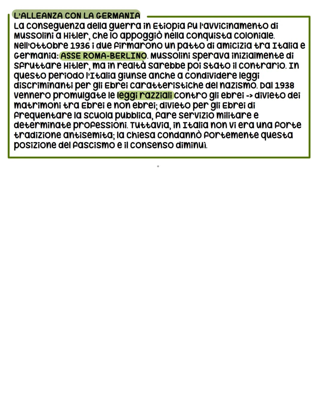 L'Italia tra le due guerre:
IL FASCISMO
→
Dopo la conferenza di versailles del 1919 il Patto di Londra, secondo
cui l'Italia avrebbe dovuto 