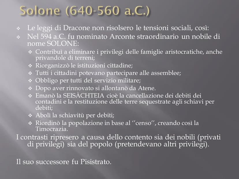 ATENE
*Di etnia Ionica;
*Poche fonti storiche
sulle origini;
❖Il territorio sarebbe
stato suddiviso in 12
villaggi (uniti
successivamente da