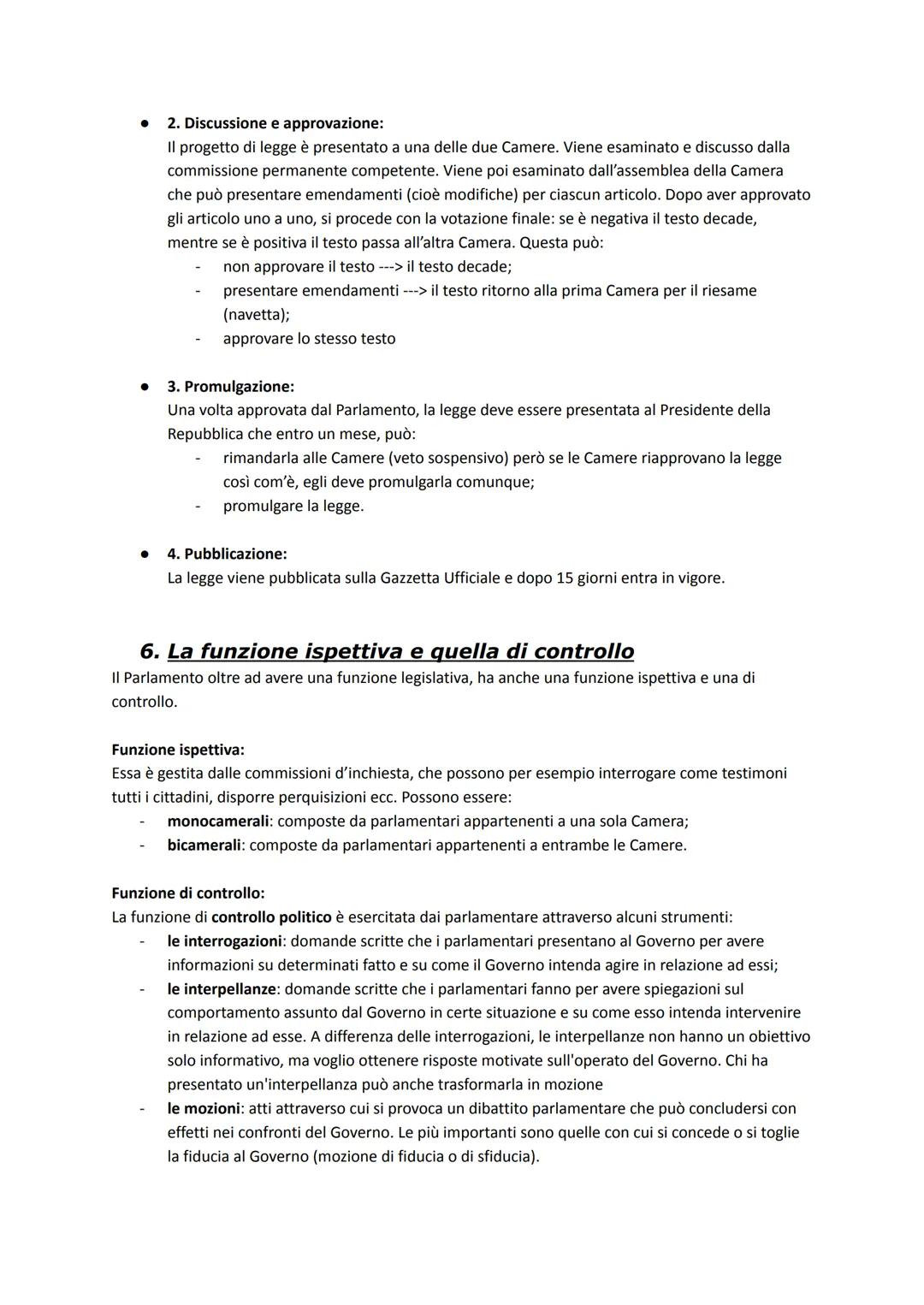 # LA FUNZIONE LEGISLATIVA: IL PARLAMENTO

1. La composizione del Parlamento

Parlamento: organo costituzionale titolare del potere legislati