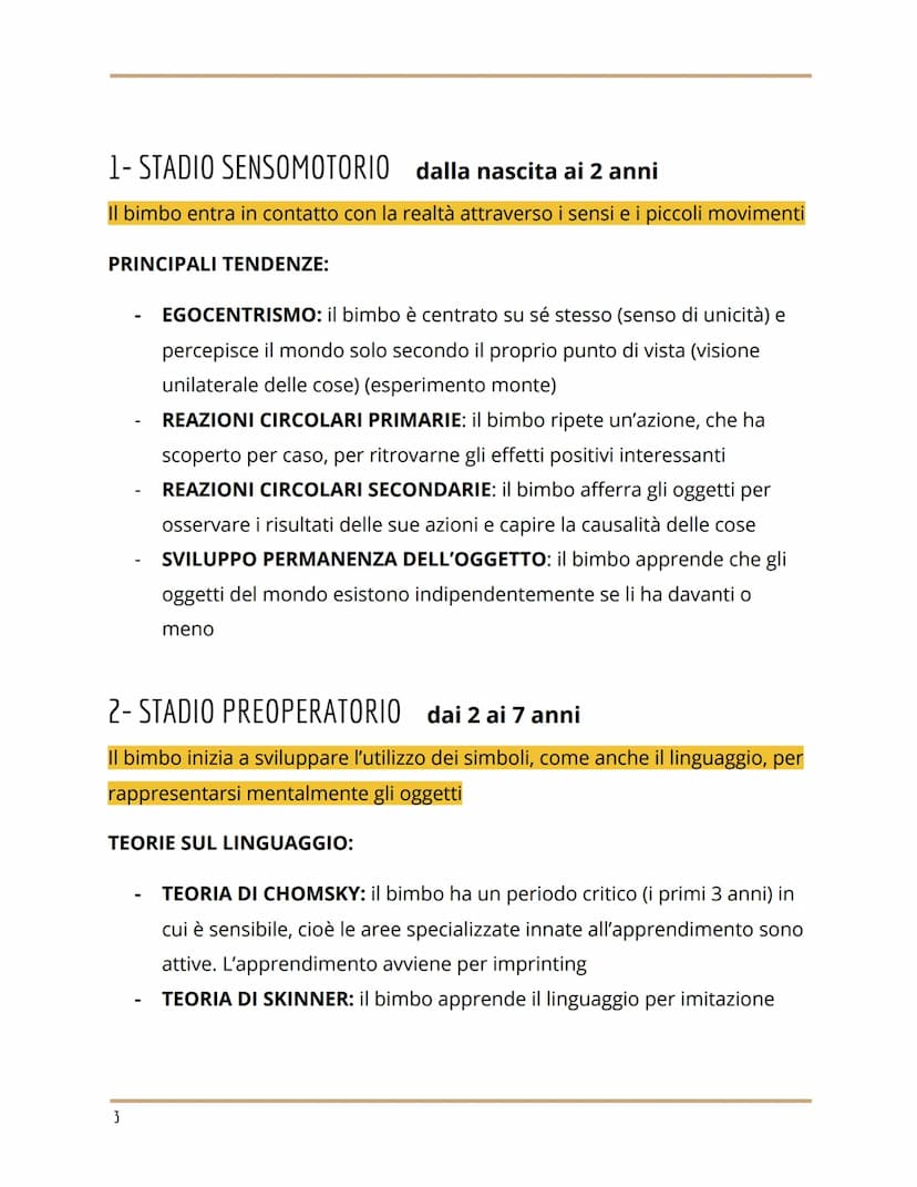 JEAN PIAGET
LA TEORIA SUGLI STADI DI SVILUPPO
pag 396
PRIMA DI PIAGET
si sosteneva che il cervello di bimbi è simile a quello degli adulti, 