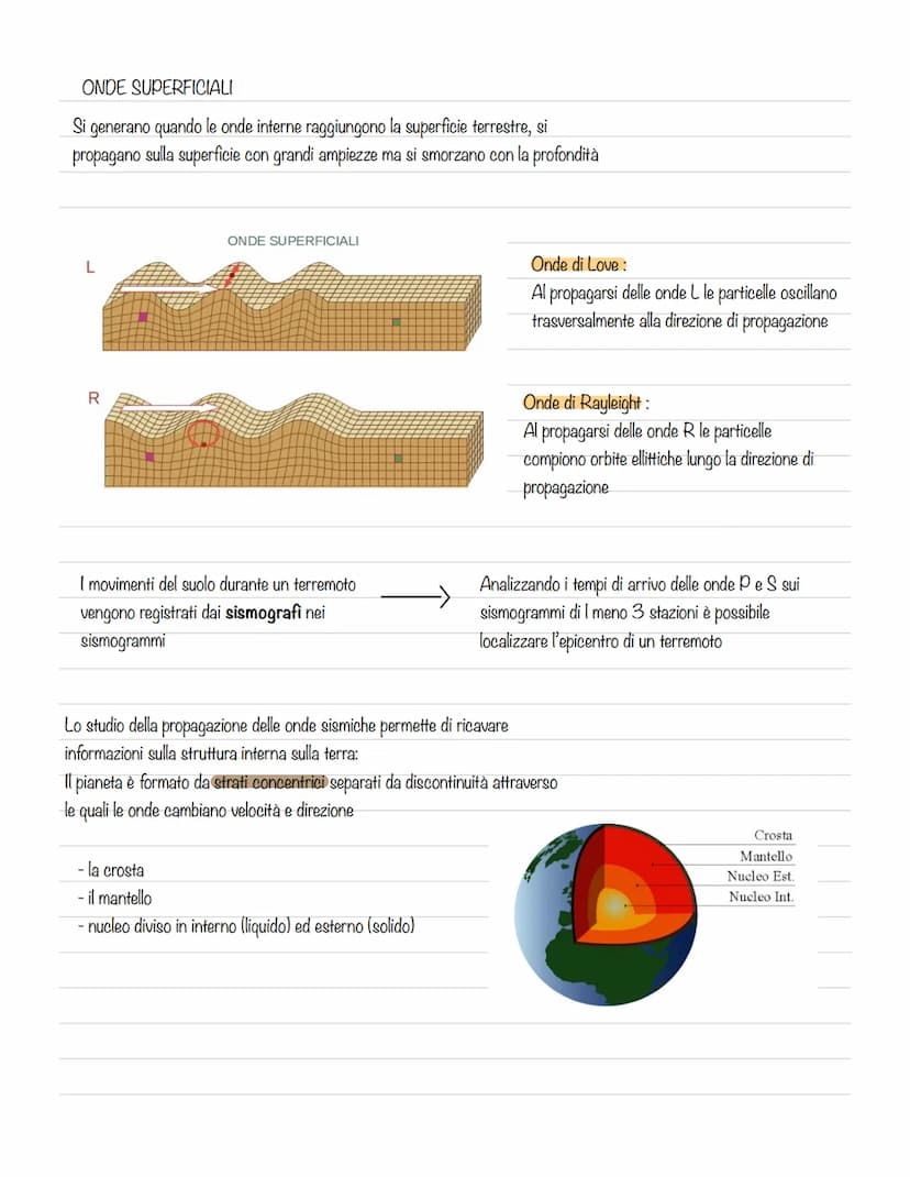 I TERREMOTI
quando gli sforzi teutonici, che provocano la deformazione elastica delle
rocce, superano il limite di rottura le rocce si fratt