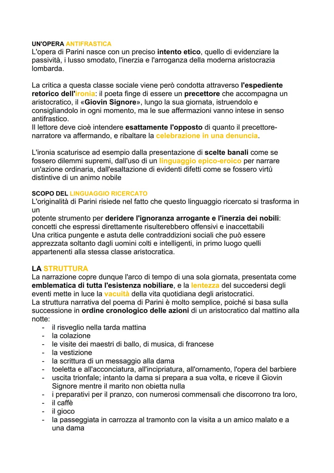 PARINI
LA VITA
Uno scrittore di umili origini, Giuseppe Parino (che muterà poi il cognome) nasce
nel 1729 a Bosisio, nel territorio allora d