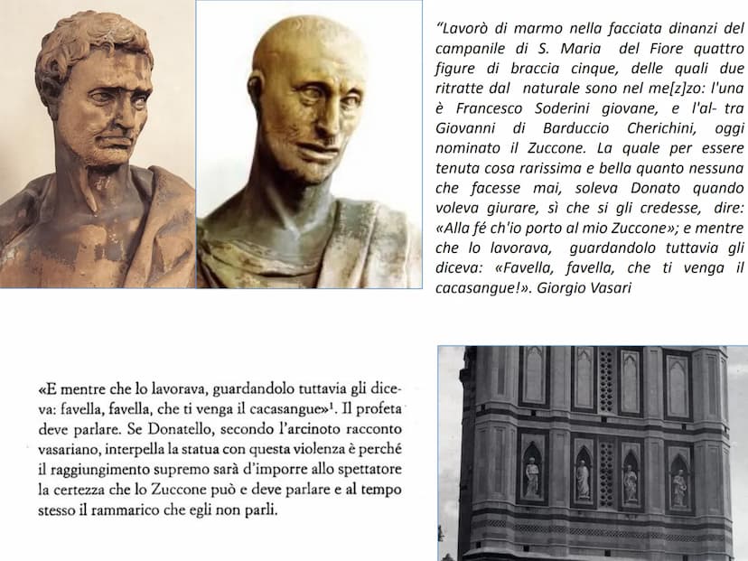 
<p>Donatello, nato Donato di Niccolò di Betto Bardi a Firenze nel 1386, iniziò la sua formazione artistica presso la bottega di Lorenzo Ghi