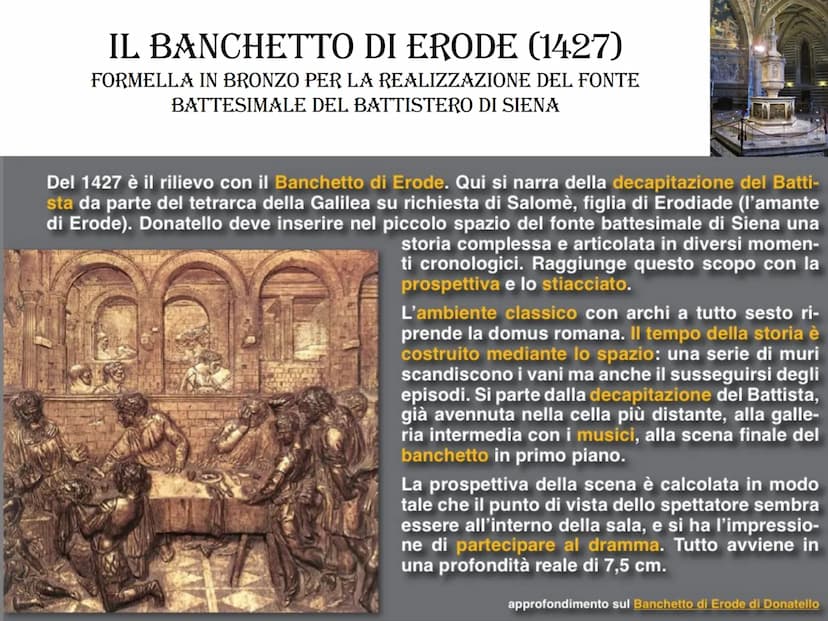 
<p>Donatello, nato Donato di Niccolò di Betto Bardi a Firenze nel 1386, iniziò la sua formazione artistica presso la bottega di Lorenzo Ghi