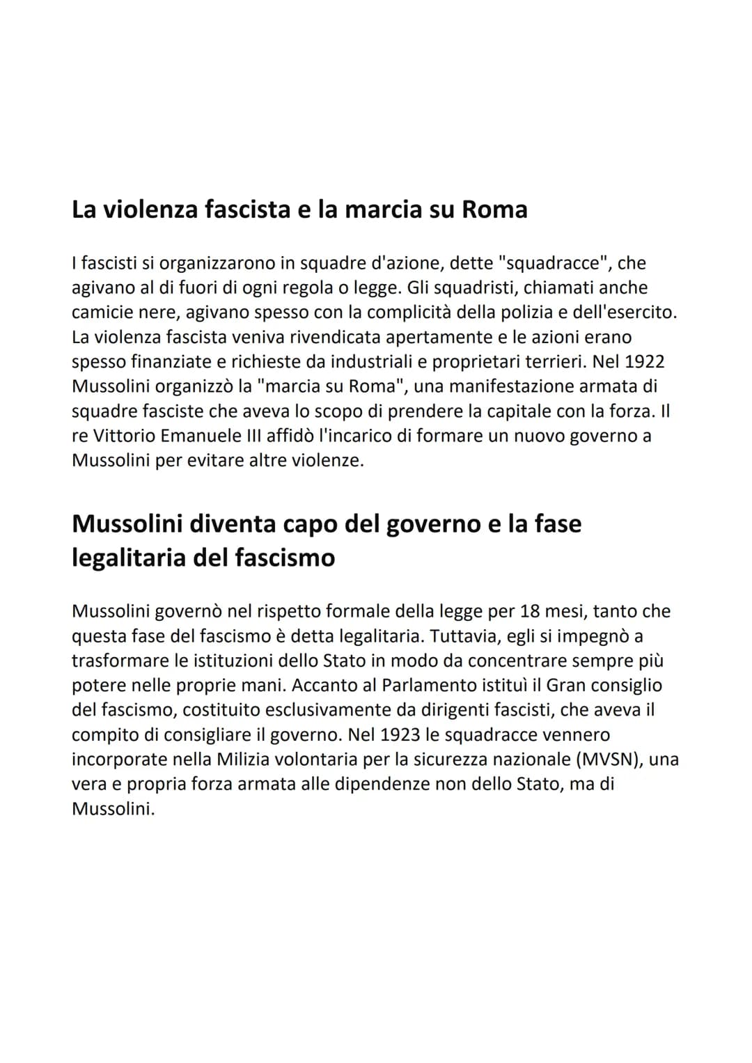 L'Italia nel primo dopoguerra crisi economica, contrasti sociali e
nascita del fascismo
La crisi economica e sociale
L'Italia, come altri Pa
