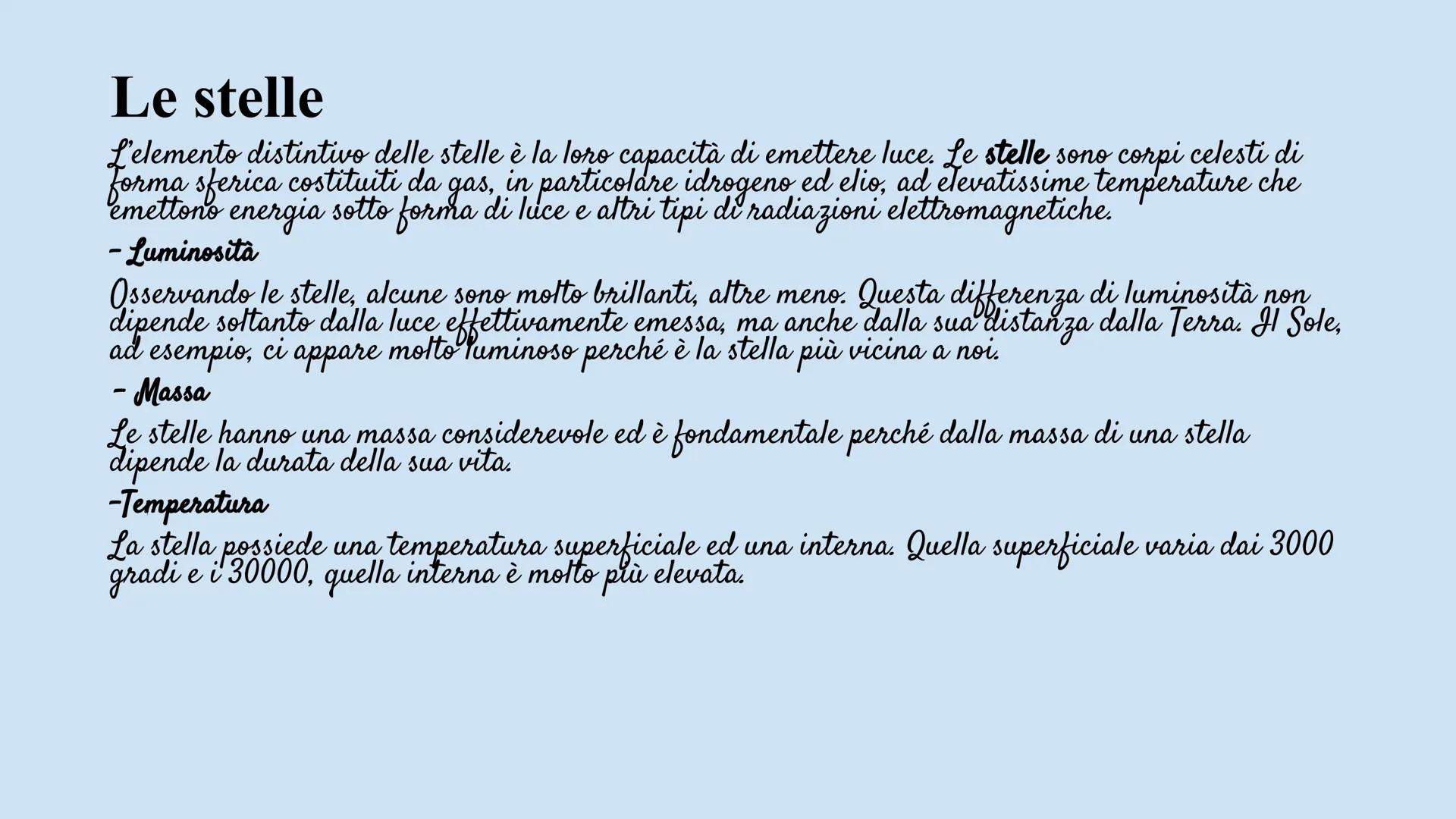 # La volta celeste

• - Il cielo e le costellazioni

Le stelle occupano nel cielo posizioni reciproche fisse. Le stelle apparentemente più v