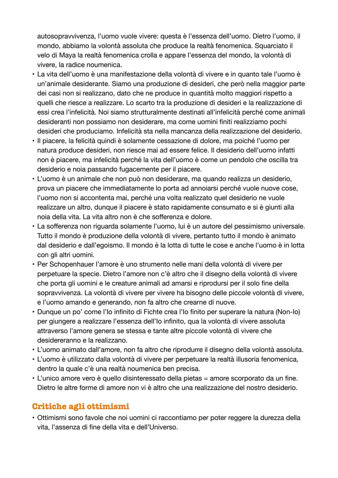
<h2 id="filosofiadischopenhauer">Filosofia di Schopenhauer</h2>
<p>La filosofia di Schopenhauer è mossa da un profondo rifiuto nei confront
