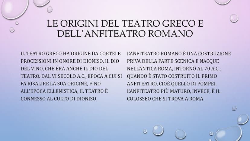 TEATRO GRECO E
ANFITEATRO ROMANO A
CONFRONTO Caves dilon)
orchestra
IL TEATRO GRECO
skene
COCH
parodos
22222
L'ANFITEATRO ROMANO
BEL LE ORIG