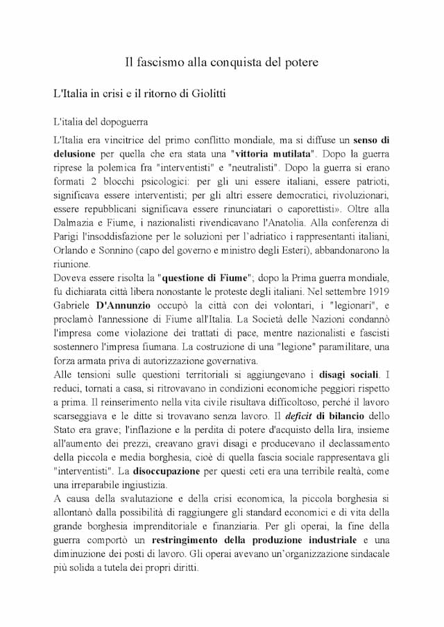 Know L’Italia sotto il fascismo thumbnail