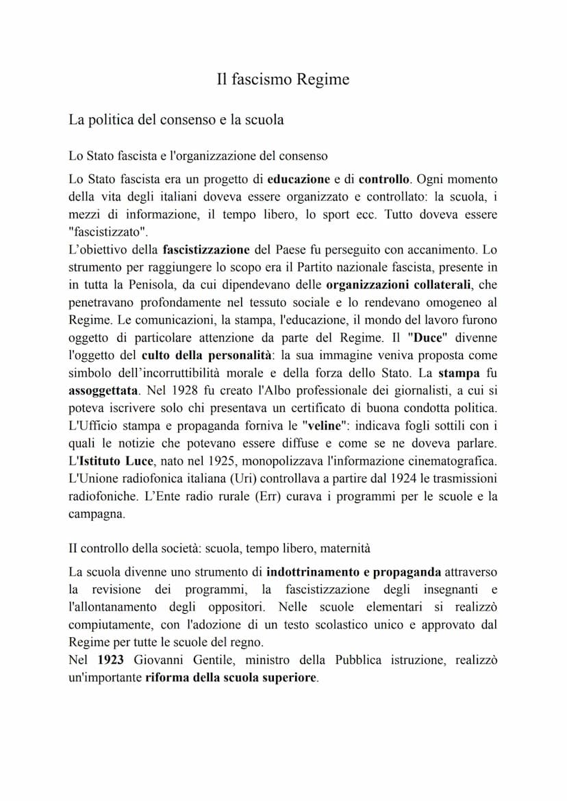 Il fascismo alla conquista del potere
L'Italia in crisi e il ritorno di Giolitti
L'italia del dopoguerra
L'Italia era vincitrice del primo c