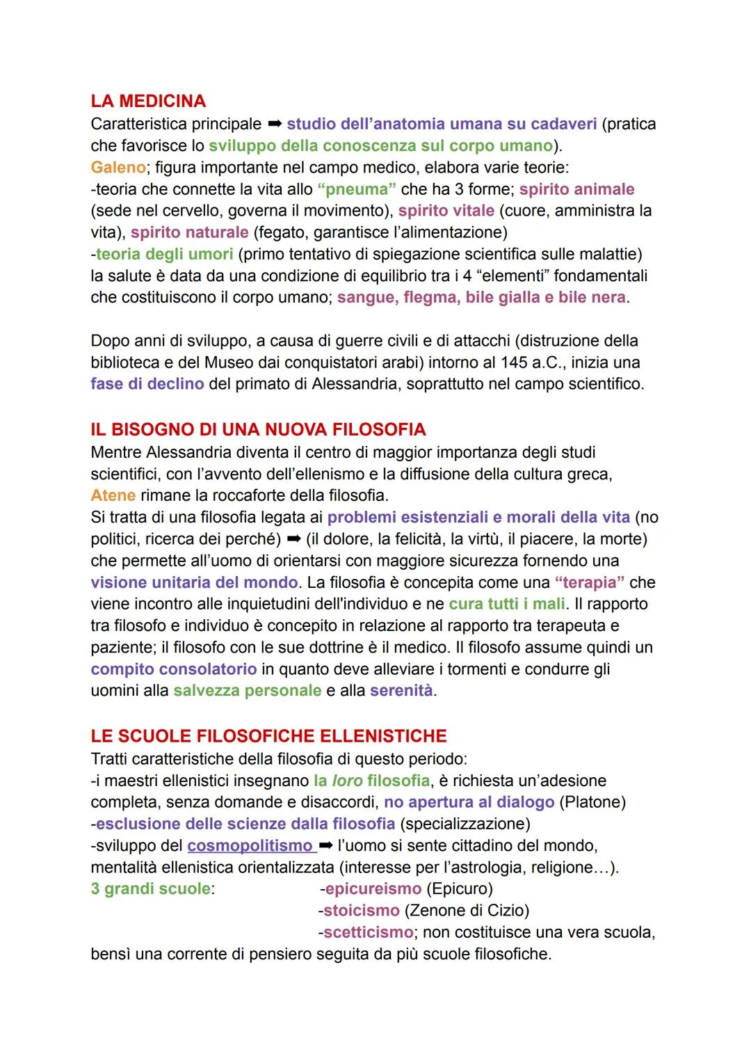 IL NUOVO ASSETTO POLITICO E SOCIALE
Dopo la morte di Alessandro Magno (323 a.C.), il suo impero si divide in 3
grandi regni (Egitto, Siria e
