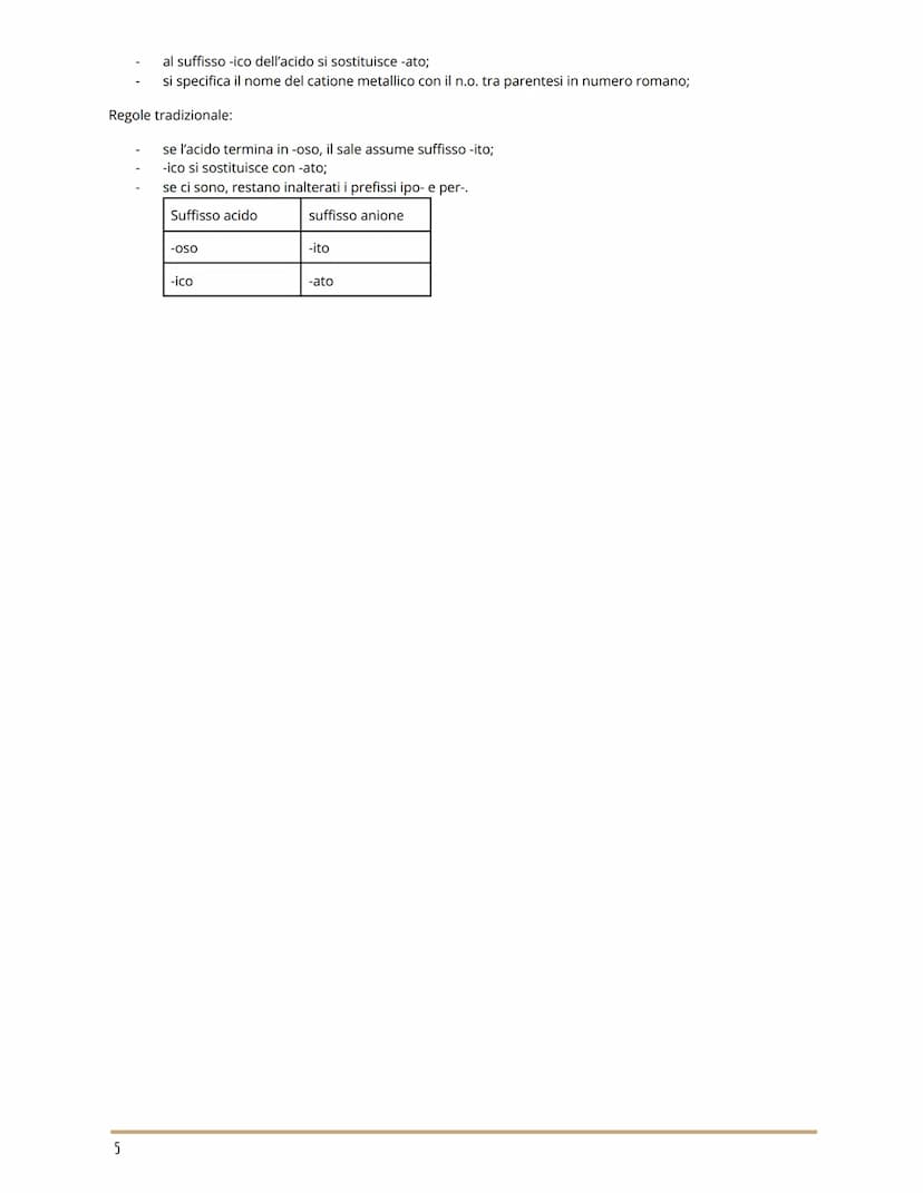CLASSIFICAZIONE E NOMENCLATURA DEI COMPOSTI
CHIMICA
La IUPAC (Unione internazionale di Chimica Pura e Applicata) è un'associazione che regol
