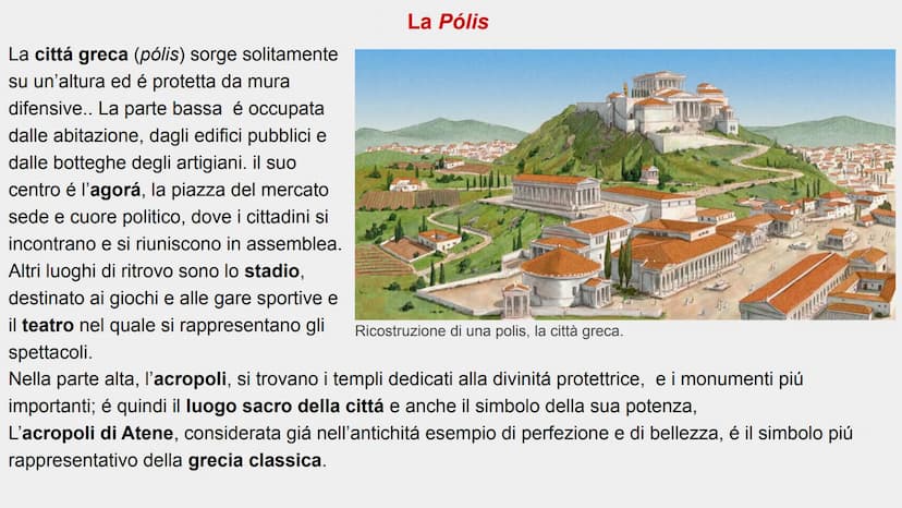 La civiltá greca ha condizionato tutta la storia
dell'arte fino ai nostri giorni.
A loro dobbiamo anche la nascita del pensiero
scientifico 