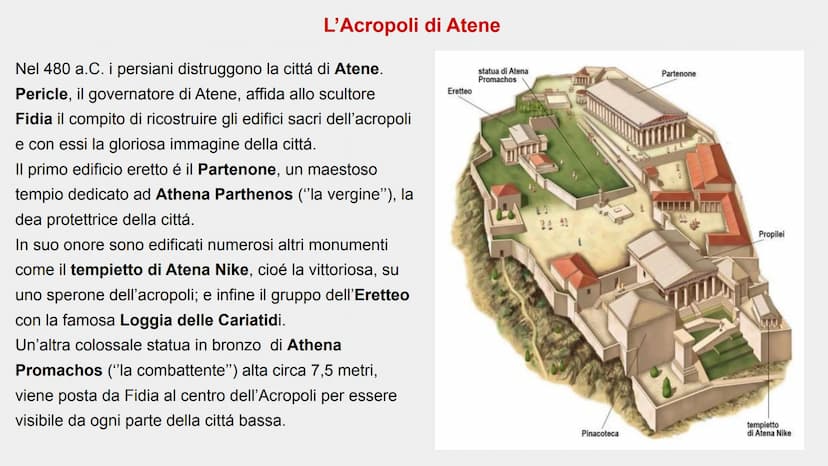 La civiltá greca ha condizionato tutta la storia
dell'arte fino ai nostri giorni.
A loro dobbiamo anche la nascita del pensiero
scientifico 