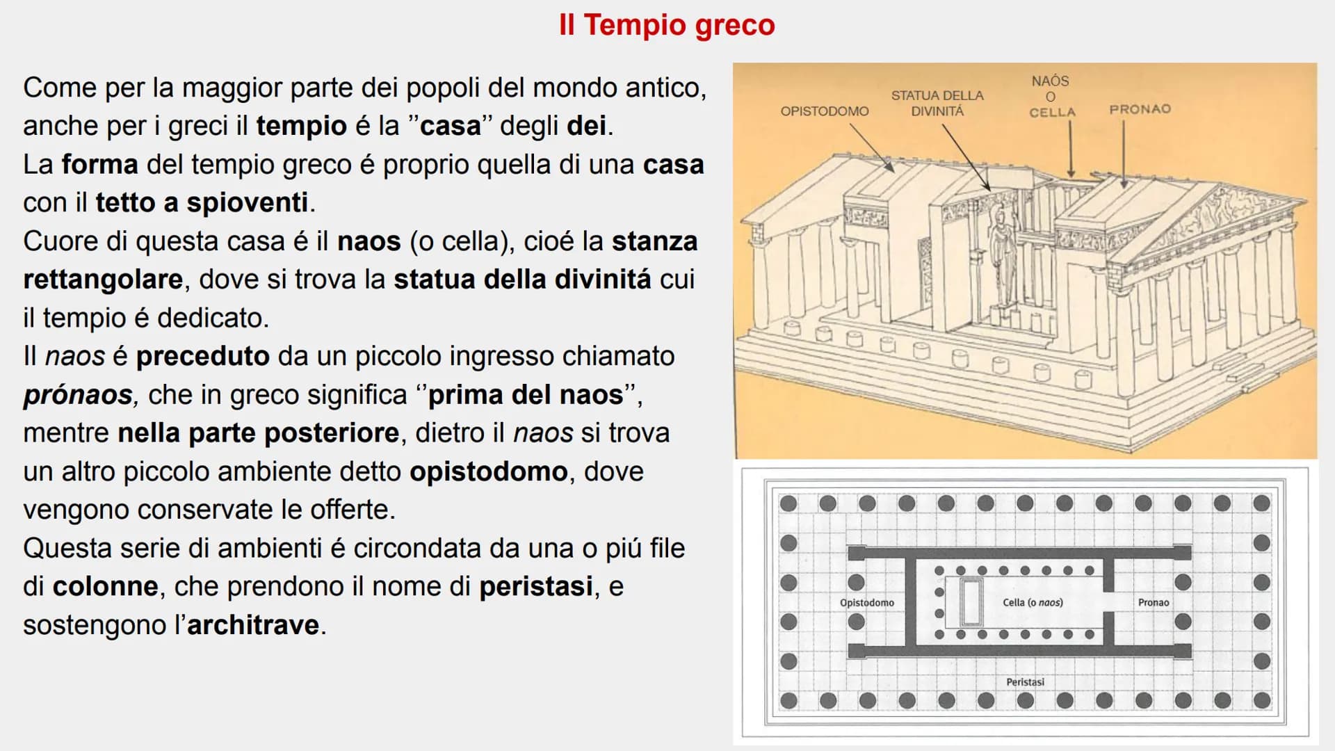 La civiltá greca ha condizionato tutta la storia
dell'arte fino ai nostri giorni.
A loro dobbiamo anche la nascita del pensiero
scientifico 