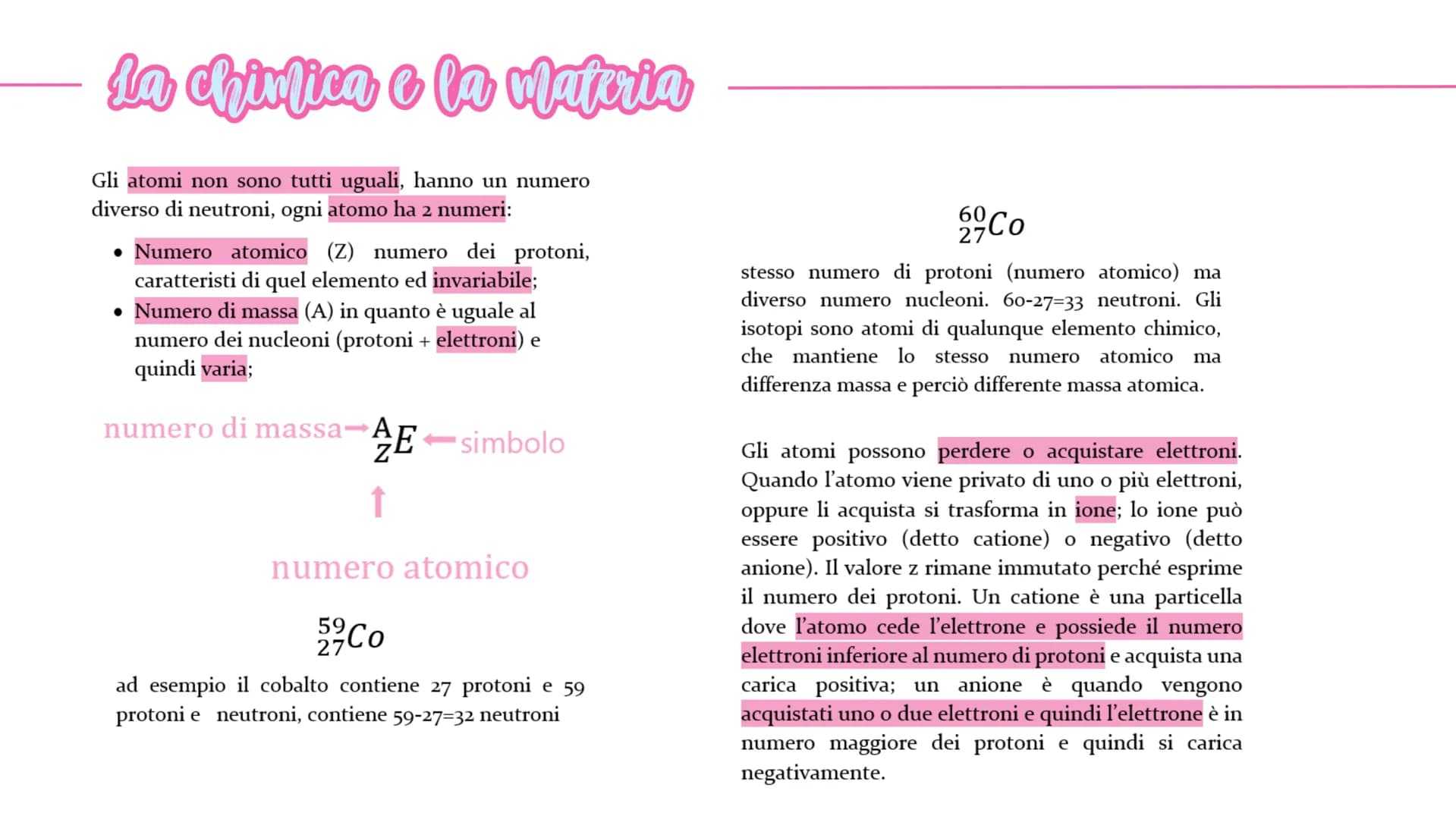 da chinfica e la cateria
La chimica studia le trasformazioni chimiche queste
trasformazioni modificano la natura stessa della
materia che le
