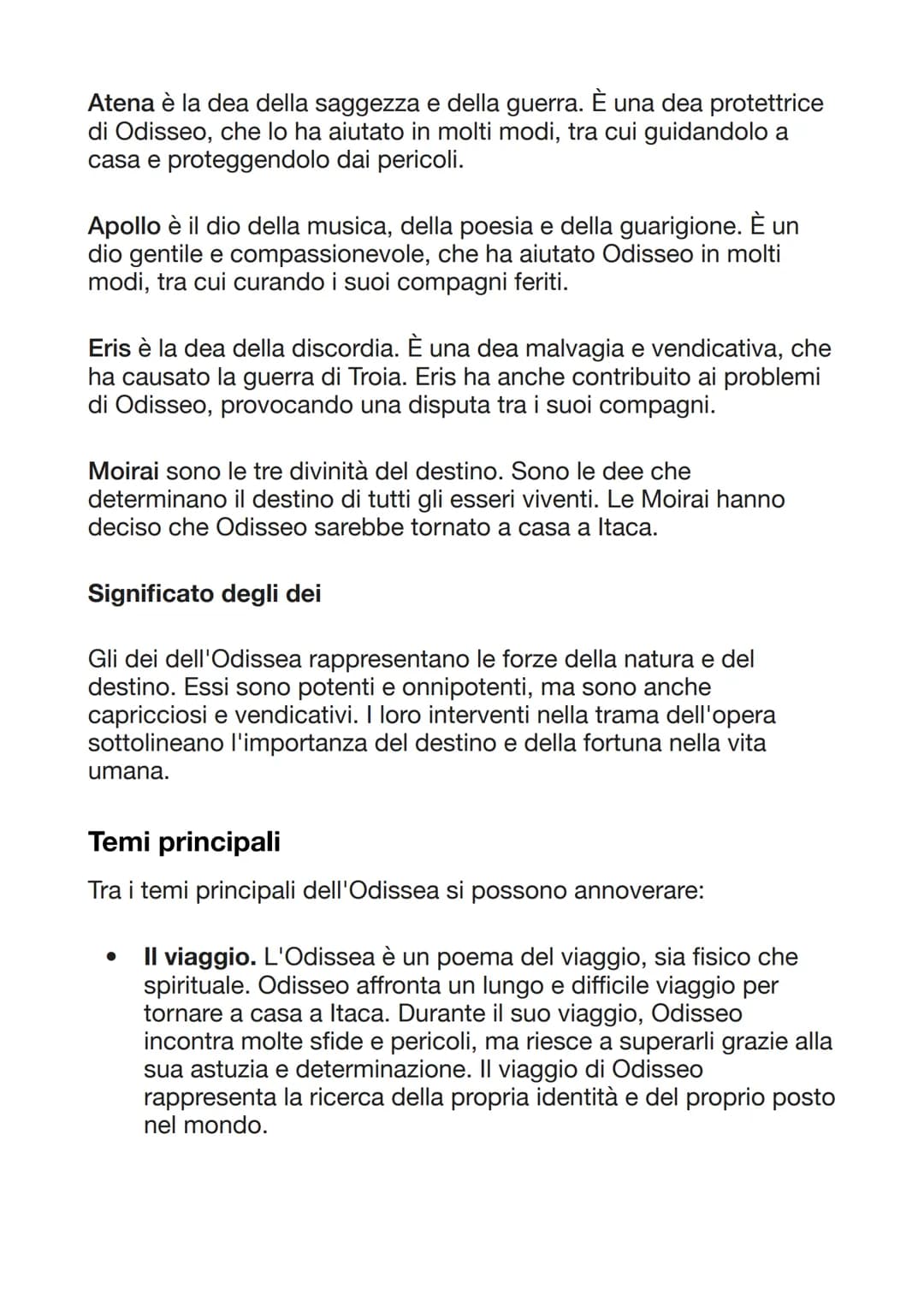 ODISSEA
L'Odissea è un poema epico in 24 libri, attribuito a Omero, che
narra del viaggio di ritorno a Itaca di Odisseo, l'ultimo a tornare 