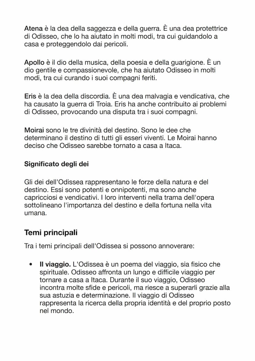 ODISSEA
L'Odissea è un poema epico in 24 libri, attribuito a Omero, che
narra del viaggio di ritorno a Itaca di Odisseo, l'ultimo a tornare 
