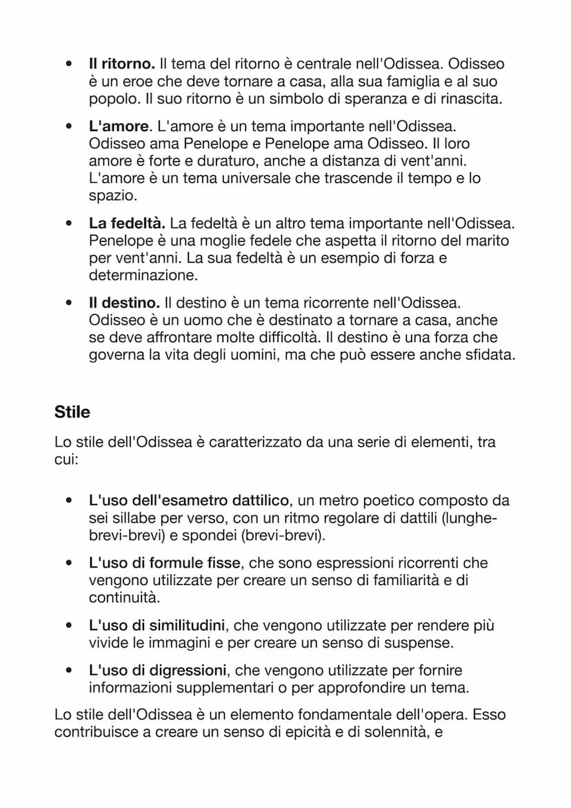ODISSEA
L'Odissea è un poema epico in 24 libri, attribuito a Omero, che
narra del viaggio di ritorno a Itaca di Odisseo, l'ultimo a tornare 