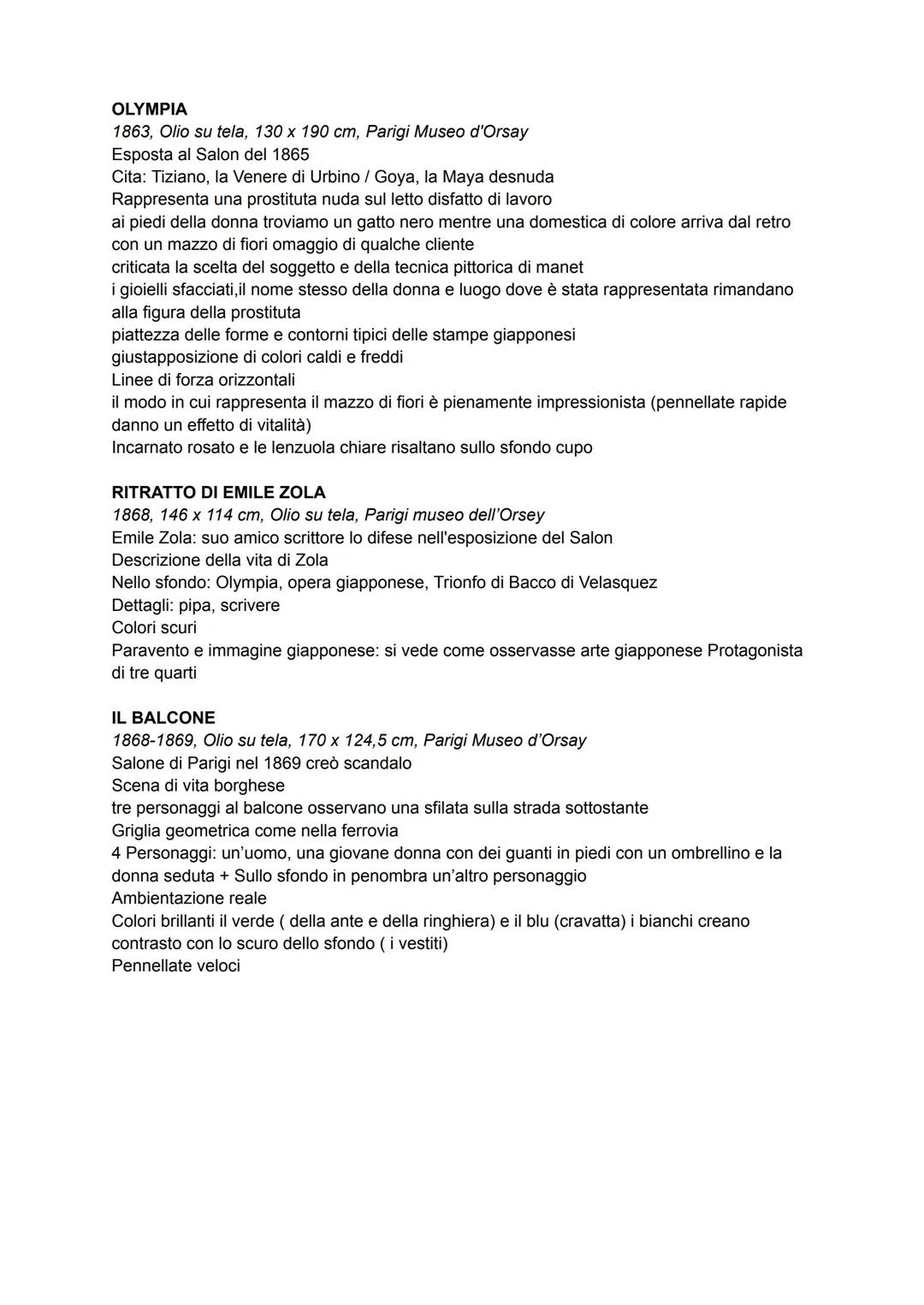 # MANET
1832/1883 parigi
famiglia dell'alta borghesia con interesse politico >> studia giurisprudenza
fin da giovane è attratto dal disegno 