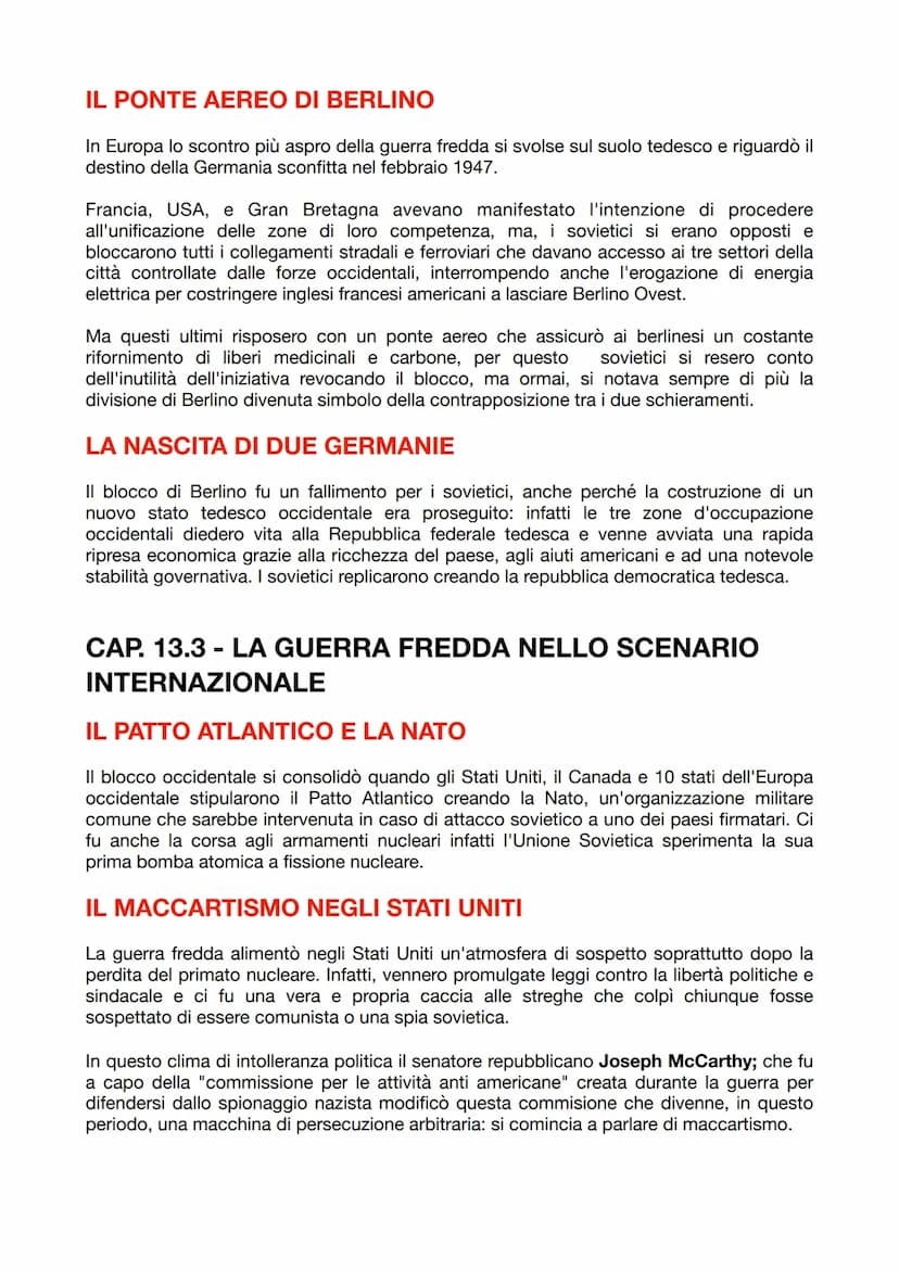 Cap. 13 - La guerra fredda
CAP. 13.1 - USA E URSS DA ALLEATI AD ANTAGONISTI
L'INCONTRO DEGLI ALLEATI A YALTA
Poco prima della sconfitta dell