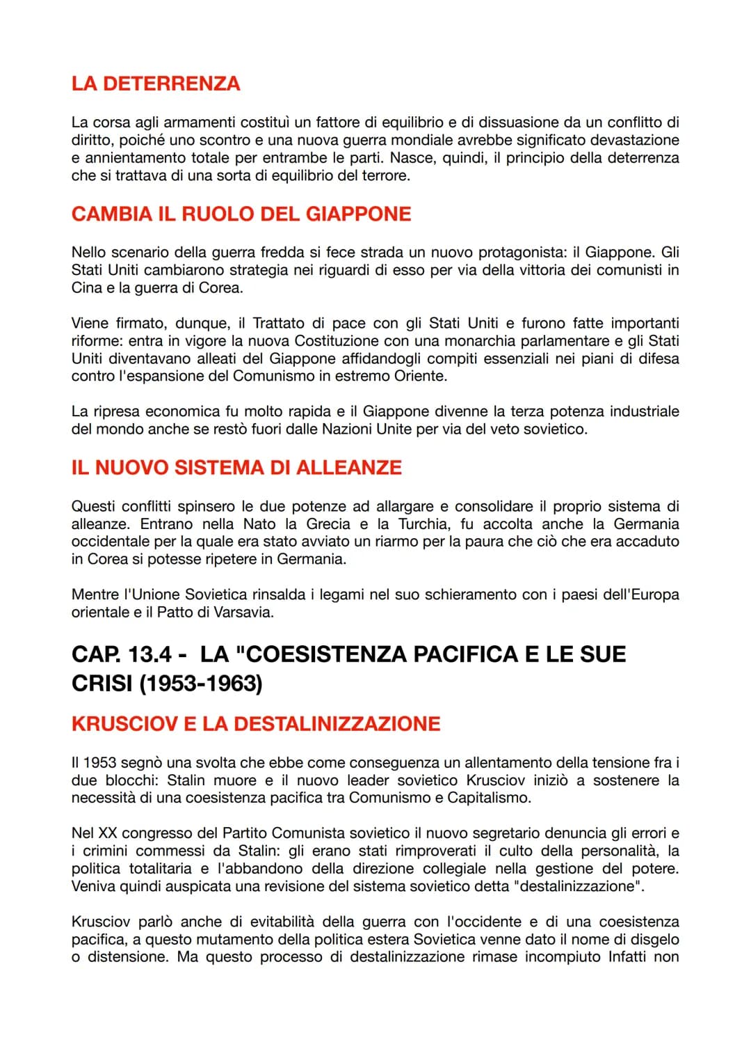 Cap. 13 - La guerra fredda
CAP. 13.1 - USA E URSS DA ALLEATI AD ANTAGONISTI
L'INCONTRO DEGLI ALLEATI A YALTA
Poco prima della sconfitta dell