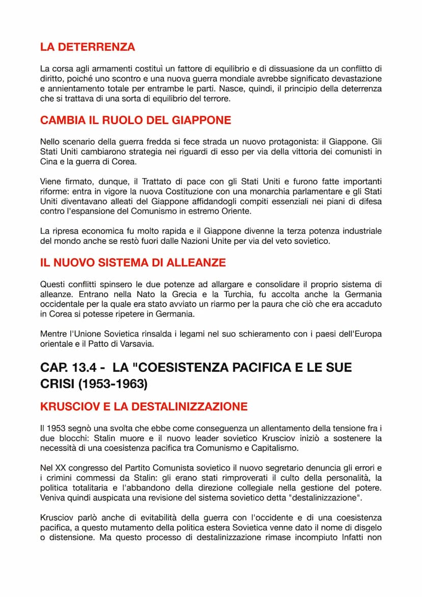 Cap. 13 - La guerra fredda
CAP. 13.1 - USA E URSS DA ALLEATI AD ANTAGONISTI
L'INCONTRO DEGLI ALLEATI A YALTA
Poco prima della sconfitta dell