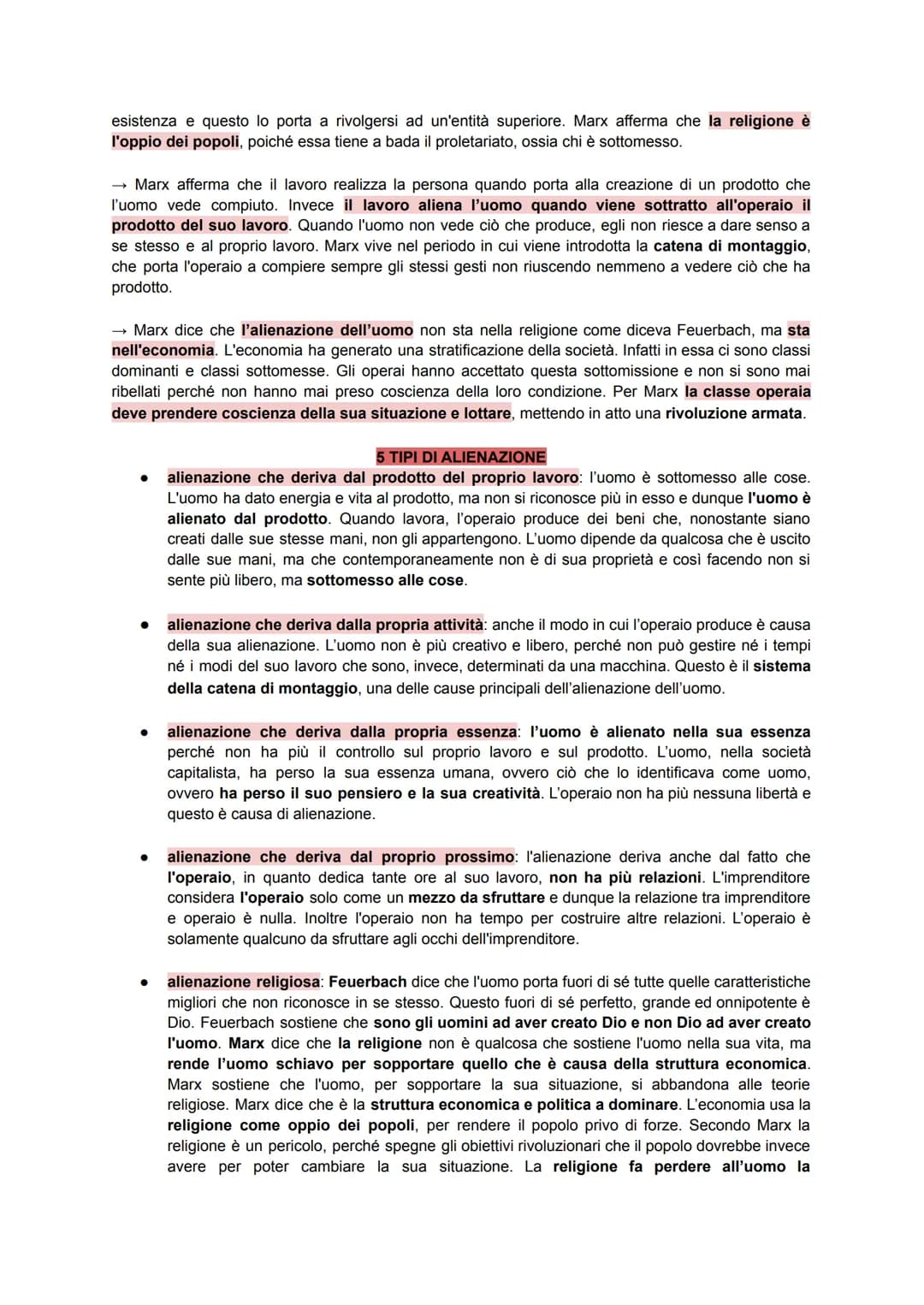 FEUERBACH
Dopo la morte di Hegel, spicca la figura di Feuerbach, colui che fa da collegamento con gli
autori della sinistra hegeliana.
Egli 
