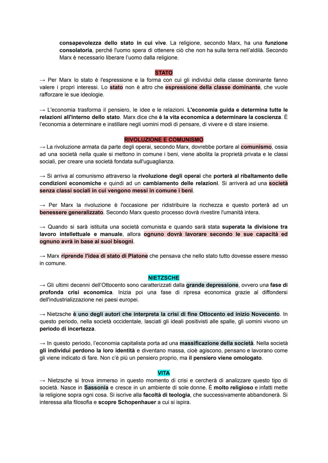 FEUERBACH
Dopo la morte di Hegel, spicca la figura di Feuerbach, colui che fa da collegamento con gli
autori della sinistra hegeliana.
Egli 