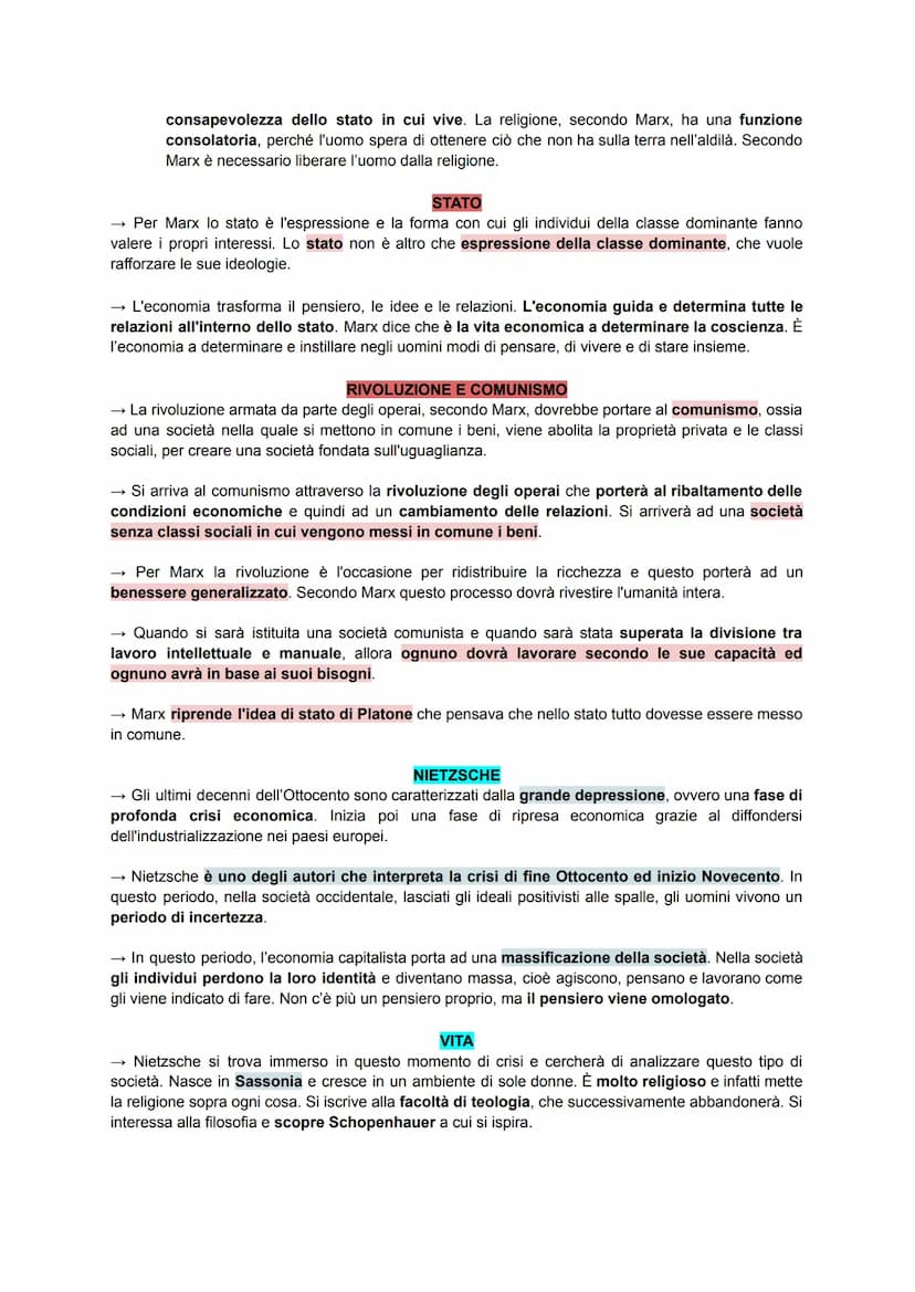 FEUERBACH
Dopo la morte di Hegel, spicca la figura di Feuerbach, colui che fa da collegamento con gli
autori della sinistra hegeliana.
Egli 