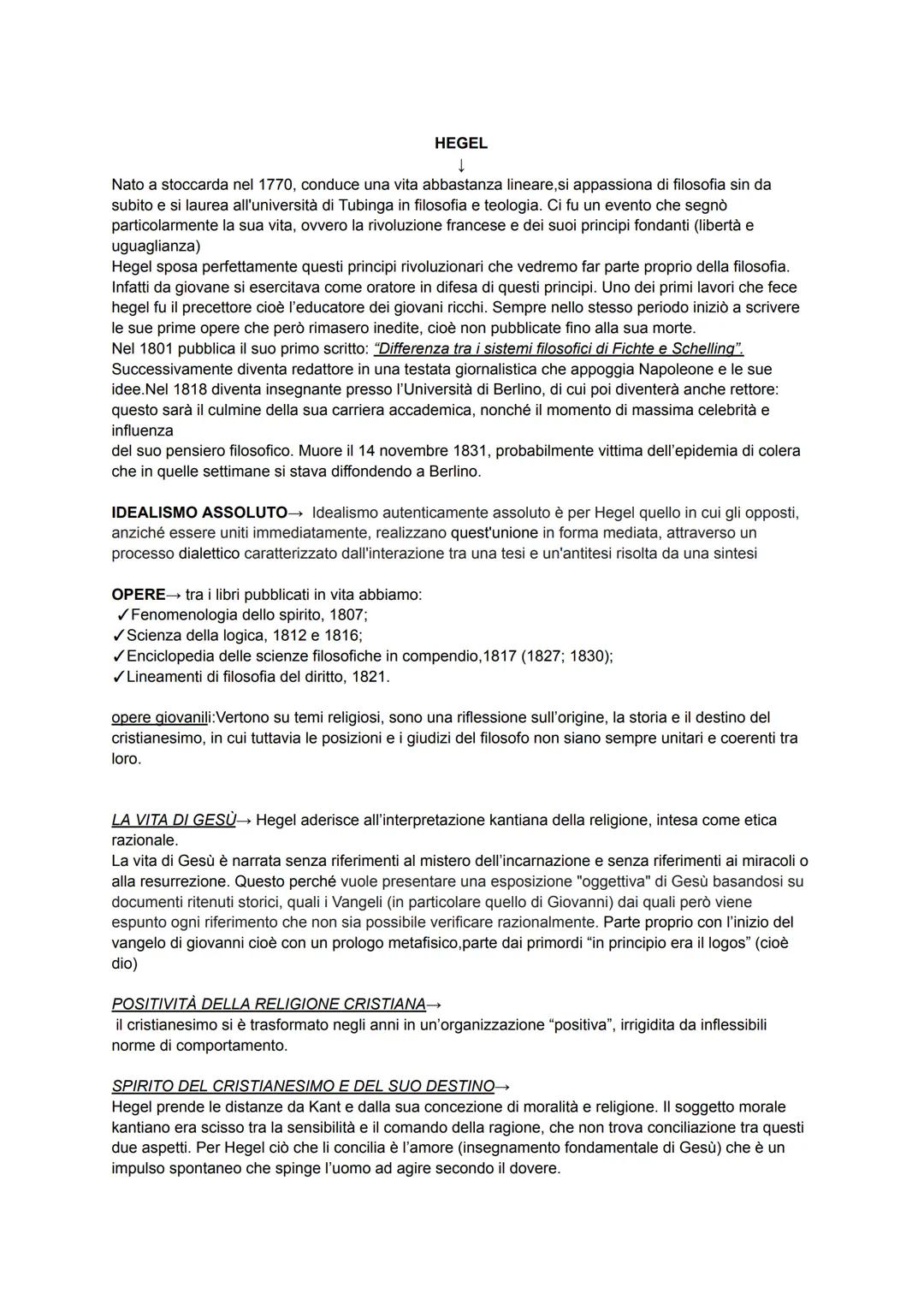 IDEALISMO
↓
È una filosofia nella quale si privilegia la dimensione "ideale" rispetto a quella "materiale" e che
affermano il carattere spir