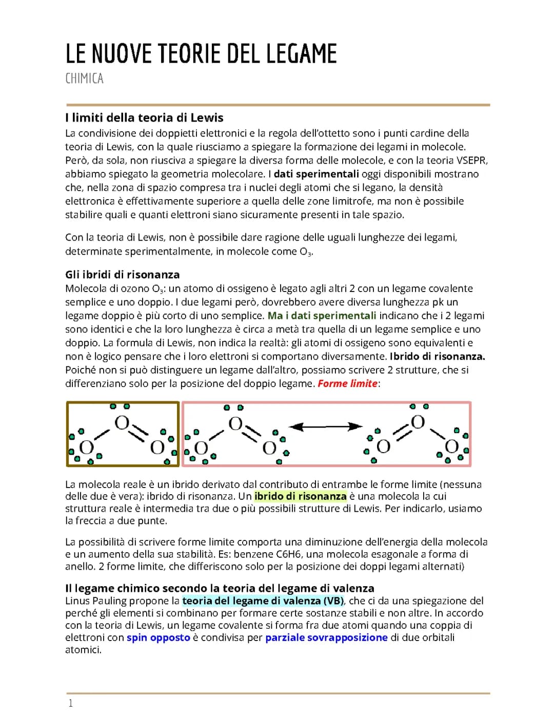 Scopri gli Ibridi di Risonanza e la Geometria Molecolare!