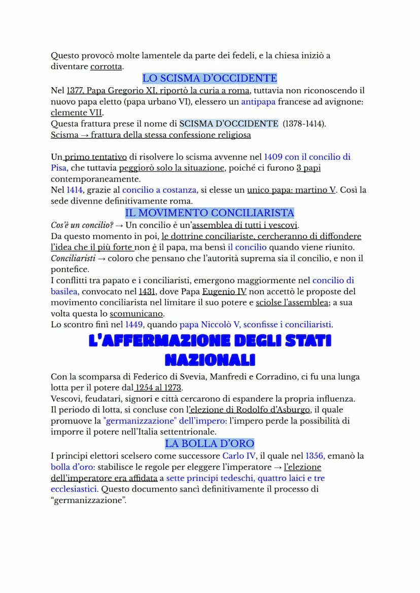 LA CRISI DEI POTERI UNIVERSALI
IL PAPATO ALLA FINE DEL MEDIOEVO
Nel XIV secolo, il Papato e l'impero sono in crisi.
Il papa Innocenzo III co