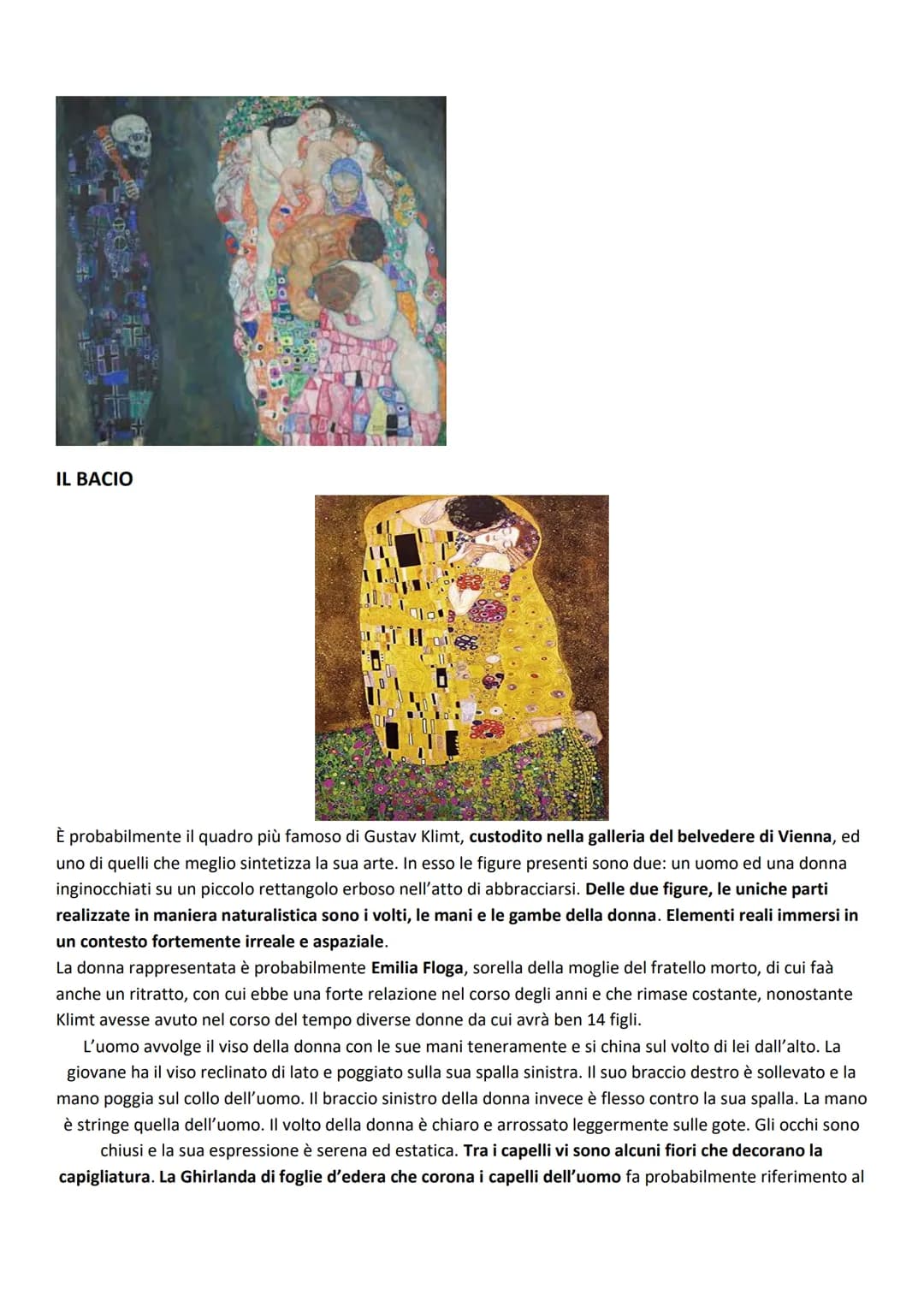GUSTAV KLIMT
Gustav Klimt nacque in un sobborgo di Vienna nel 1862, ed è considerato uno dei più importanti pittori
austriaci ed uno degli a